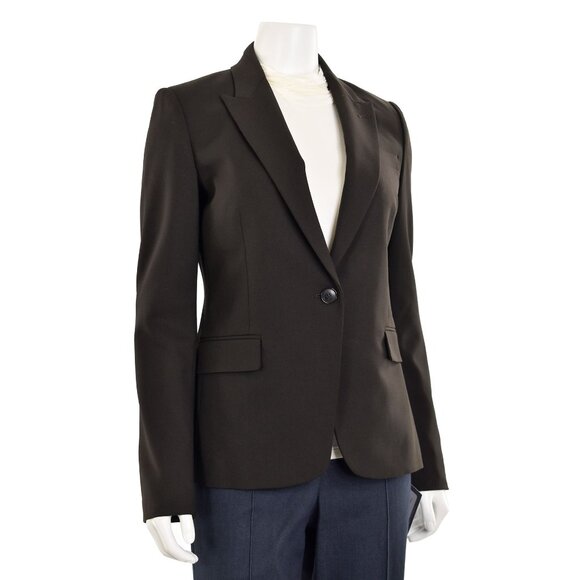 Theory Deif Cavalry Women's Blazer / Jacket in Armadillo Brown sz 4 - Picture 3 of 6